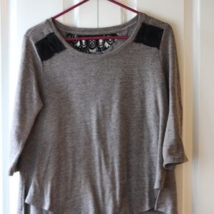 Style & Co. 3/4 Sleeve Tan Shirt